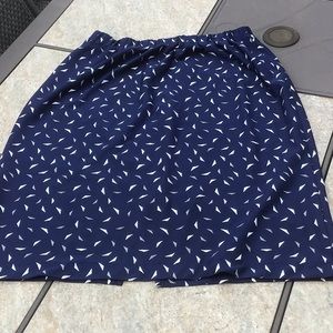 Vintage navy skirt